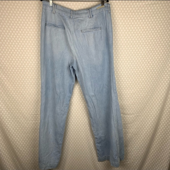 Anthropologie NWT Cotton Linen Wide Leg Pa… - Picture 4 of 6